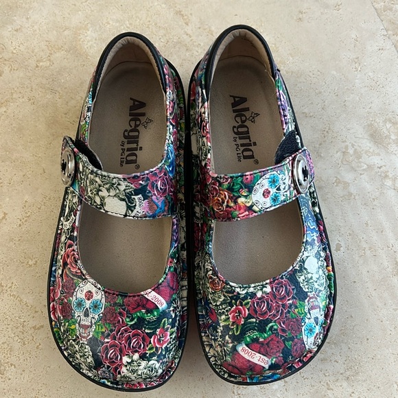 Alegria Women's Sz. 34 PRO Tattoo You Paloma Mary Jane - Picture 1 of 11